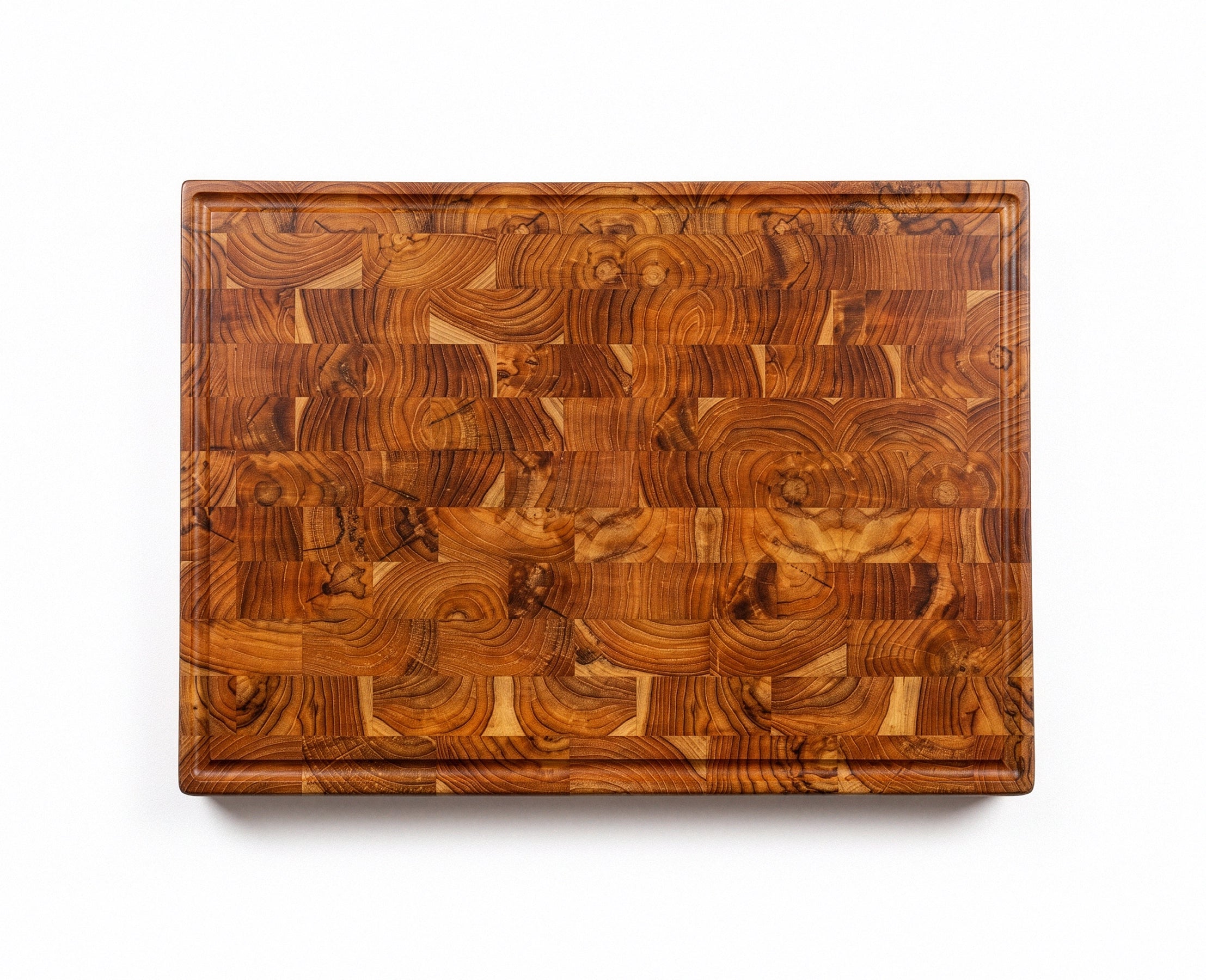 RYFA Handcrafted Teakwood End Grain Chopping Block