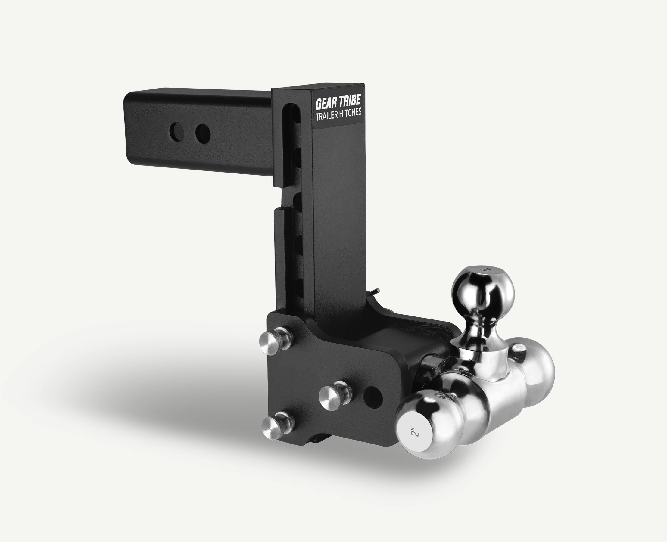 GearTribe Towmaster Trailer Hitch Ball Mount Fits 2.5" Receiver, 5" & 7" Drop