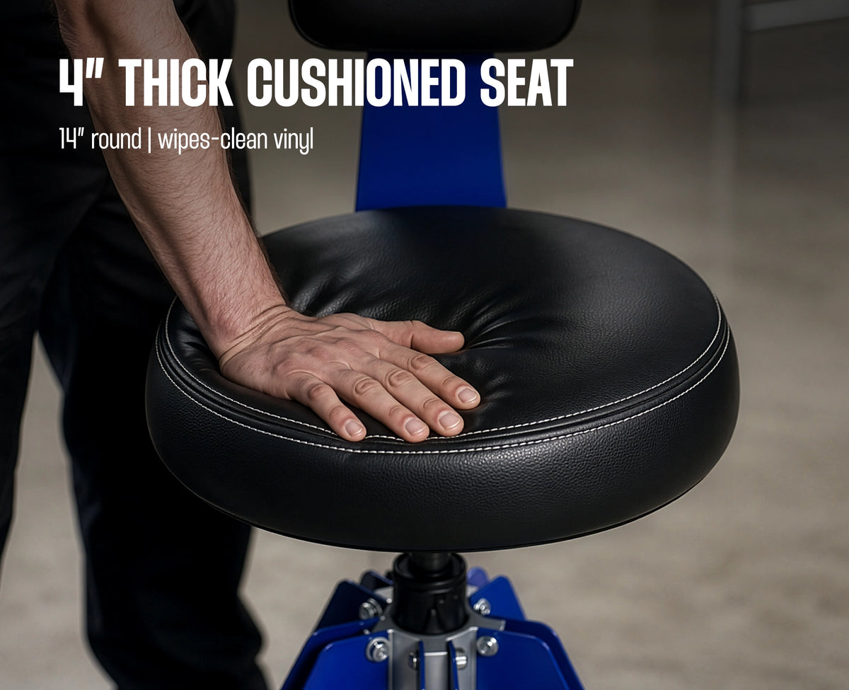 RYFA HI GT ROLLING SHOP STOOL