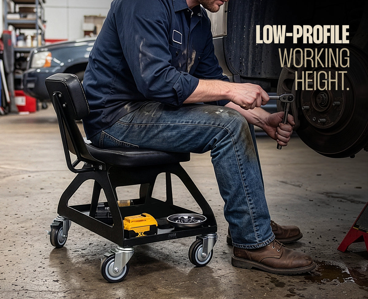 RYFA LO SHOP STOOL WITH BACKREST
