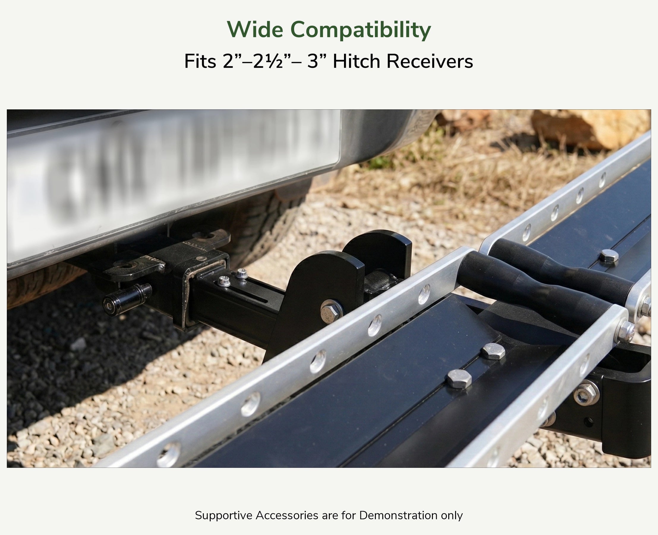 RYFA Hitch Bar Lock for Hitch-Mounted Bike Rack