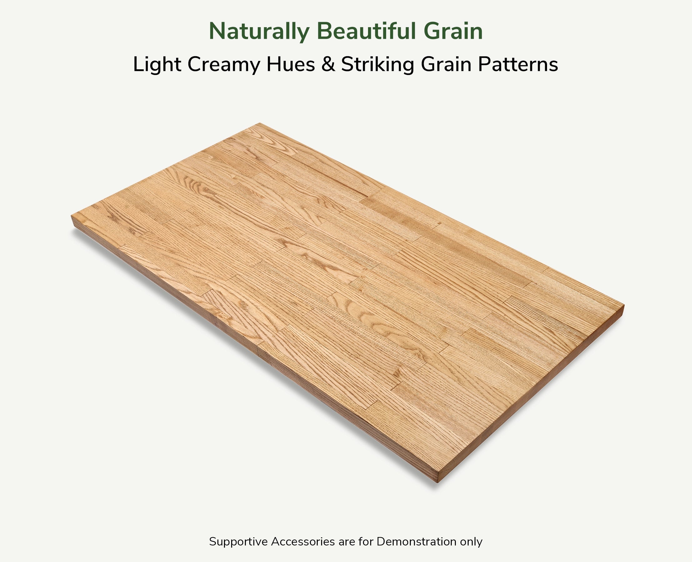 Handcrafted Butcher Block Countertop – Solid Hard White Ash Wood