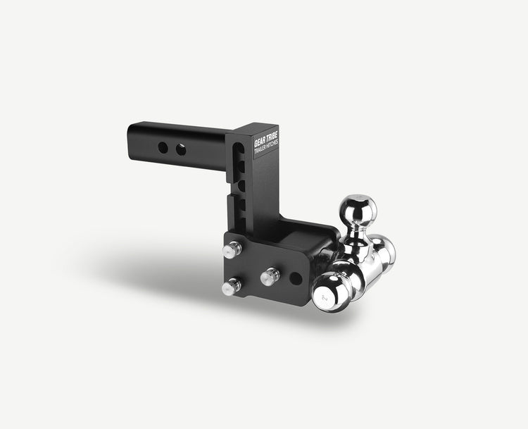 GearTribe Towmaster Trailer Hitch Ball Mount Fits 2" Receiver, 5" Drop