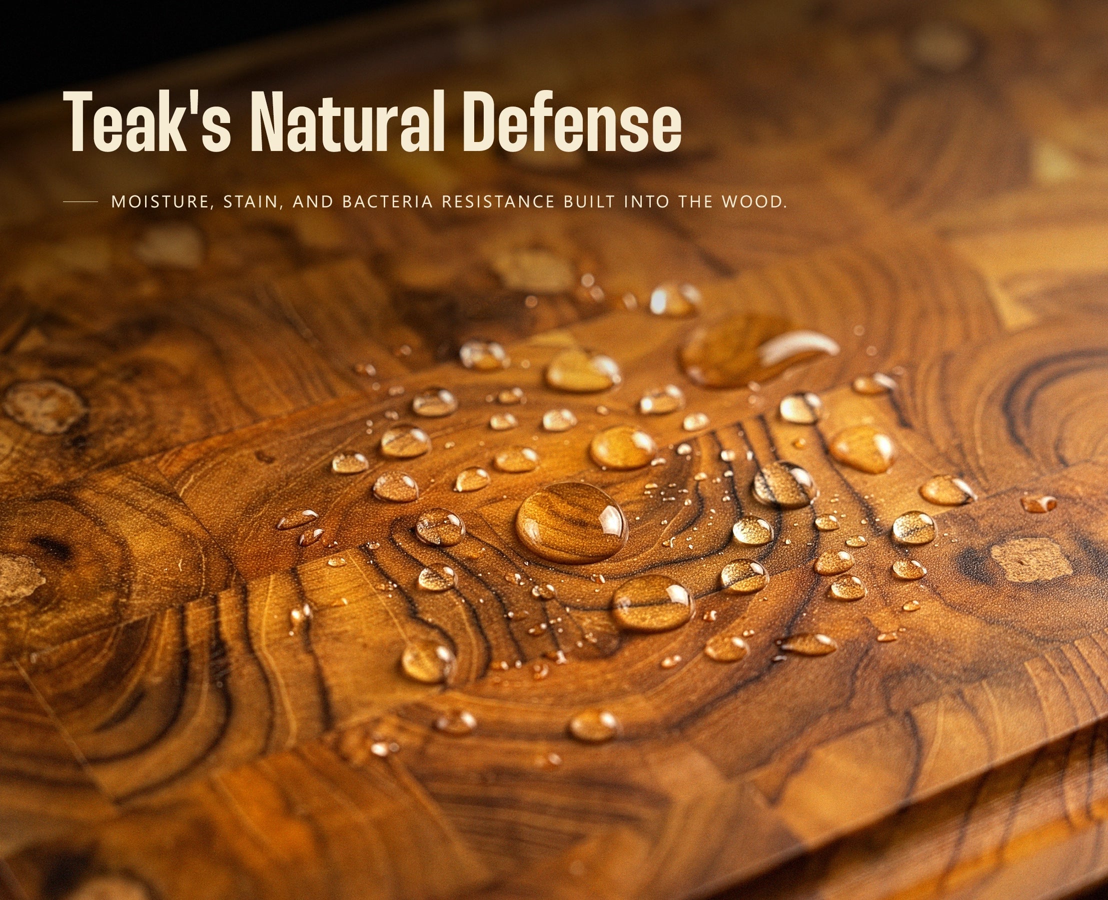 RYFA Handcrafted Teakwood End Grain Chopping Block