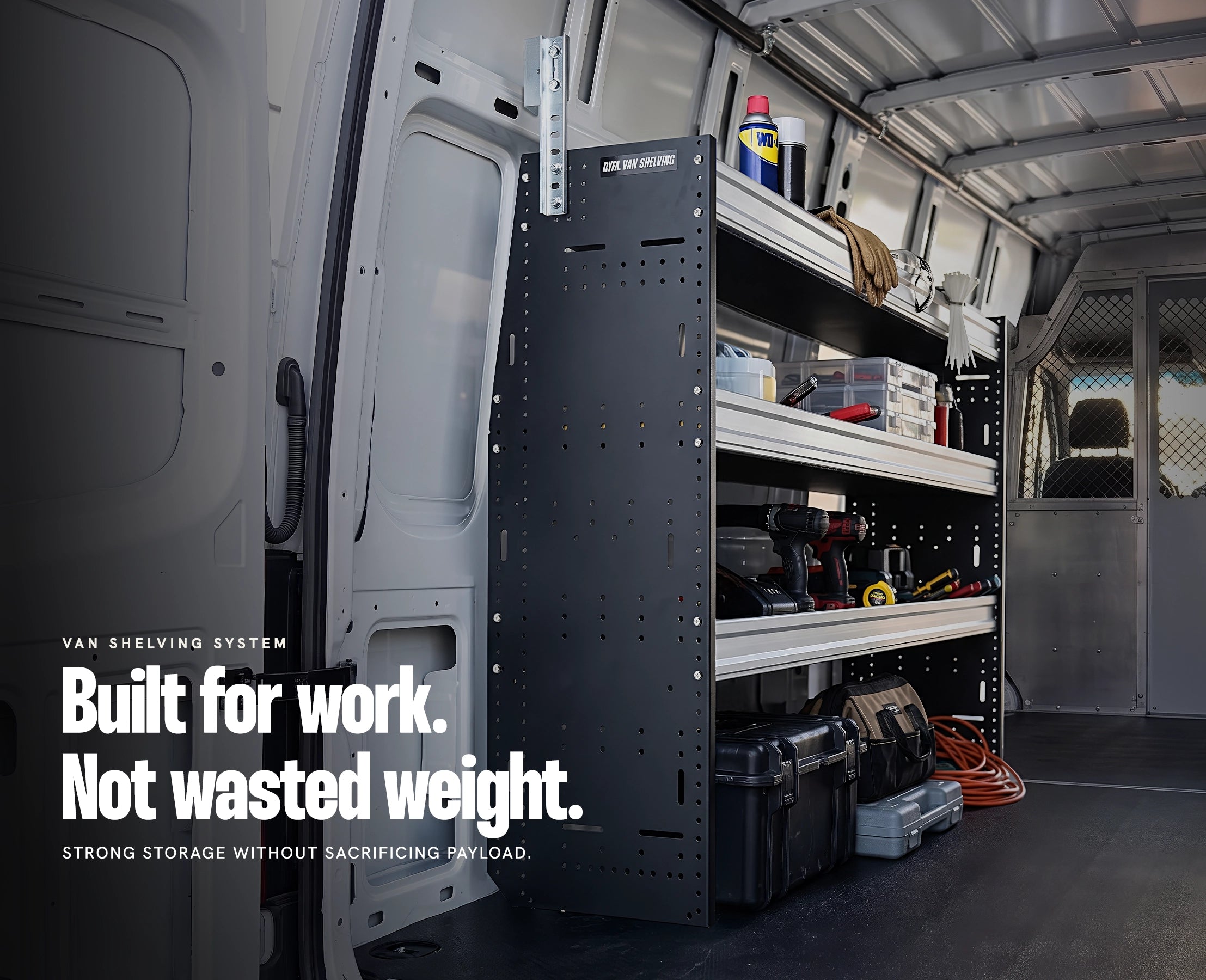 RYFA STOWMASTER 3-TRAY CARGO VAN SHELVING