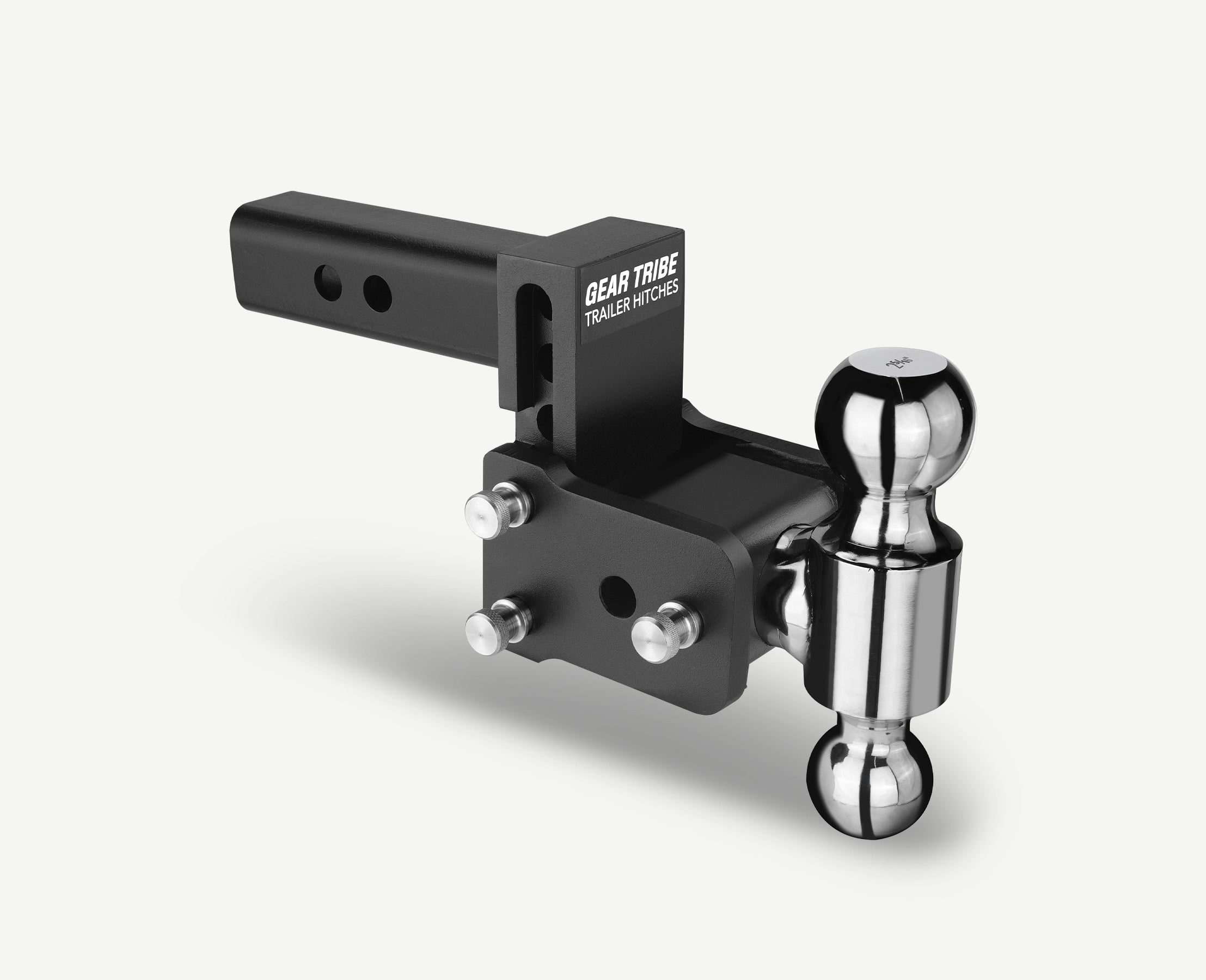 GearTribe Towmaster Trailer Hitch Ball Mount Fits 2" Receiver, 3" Drop