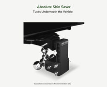 GearTribe Towmaster Trailer Hitch Ball Mount Fits 2" Receiver, 5" Drop
