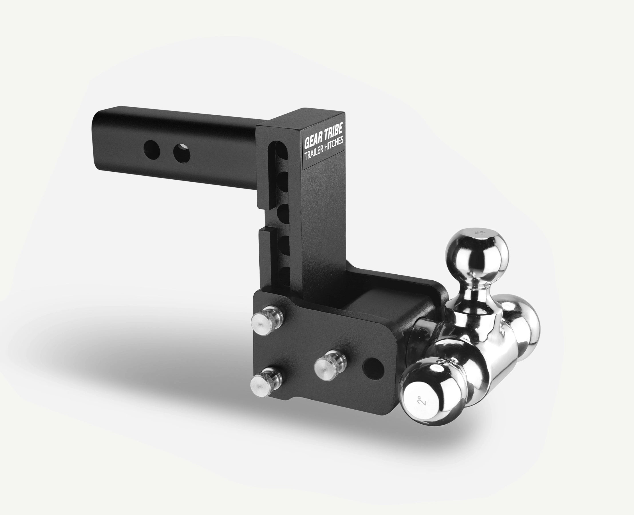 GearTribe Towmaster Trailer Hitch Ball Mount Fits 2" Receiver, 5" Drop