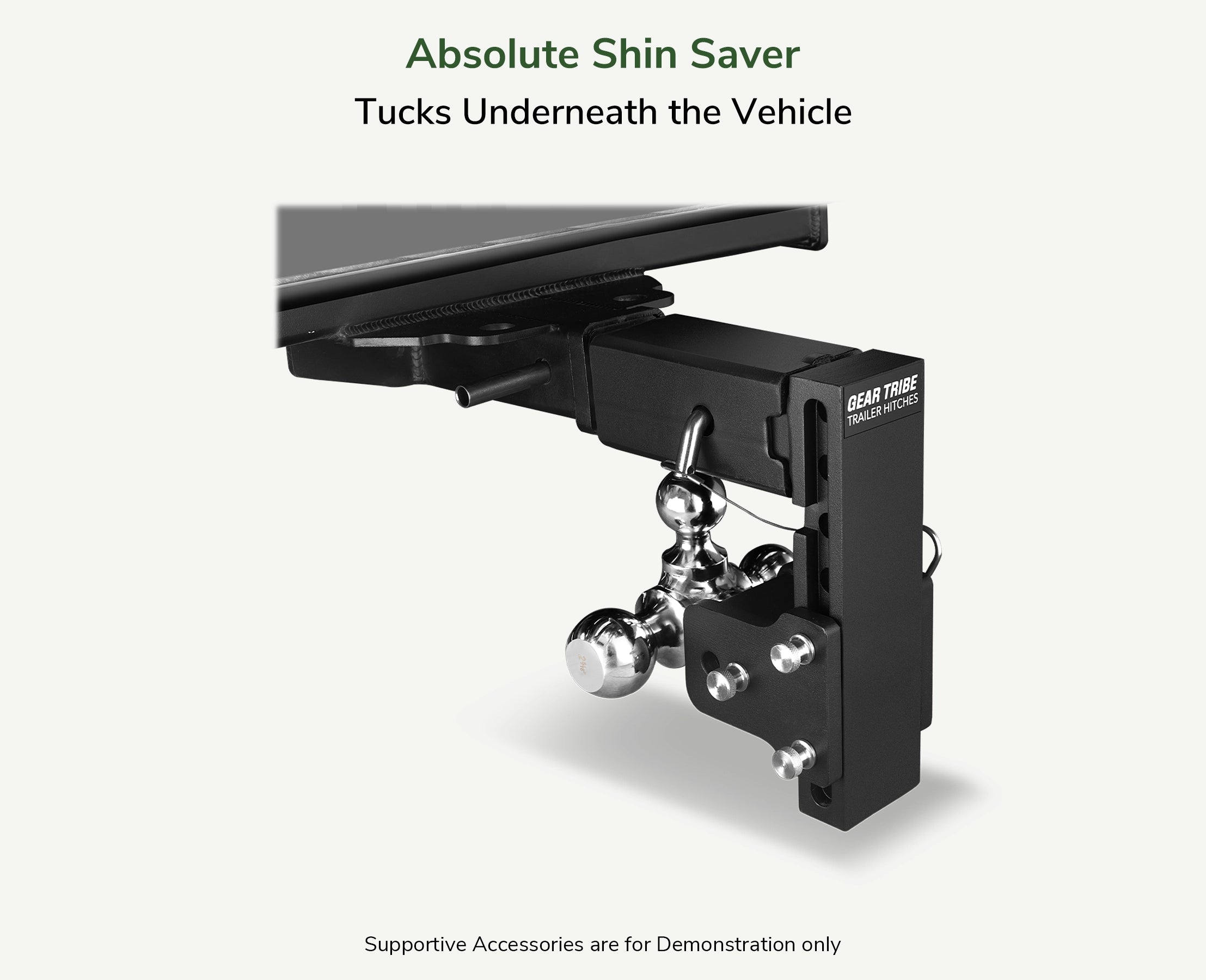 GearTribe Towmaster Trailer Hitch Ball Mount Fits 2.5" Receiver, 5" & 7" Drop