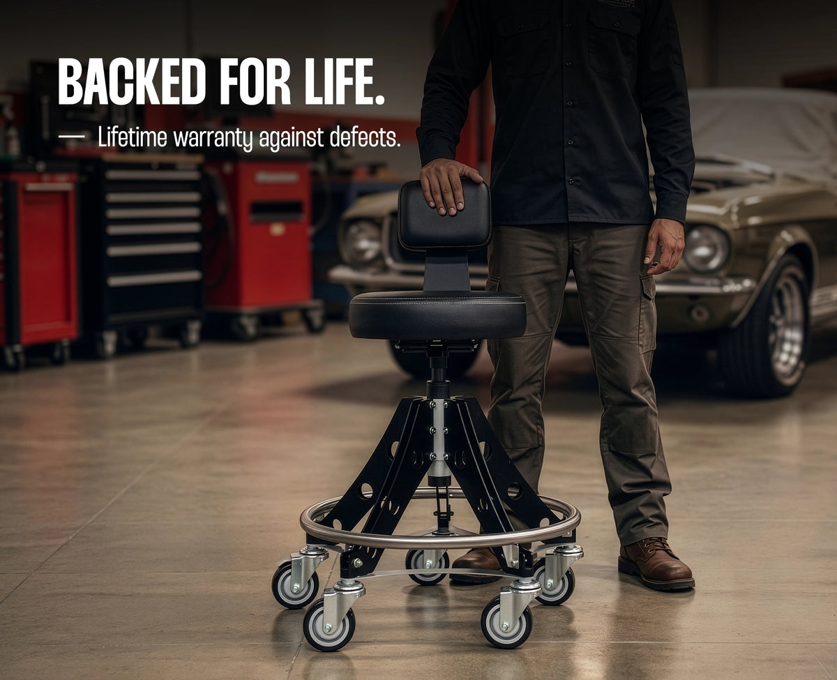 RYFA HI GT ROLLING SHOP STOOL