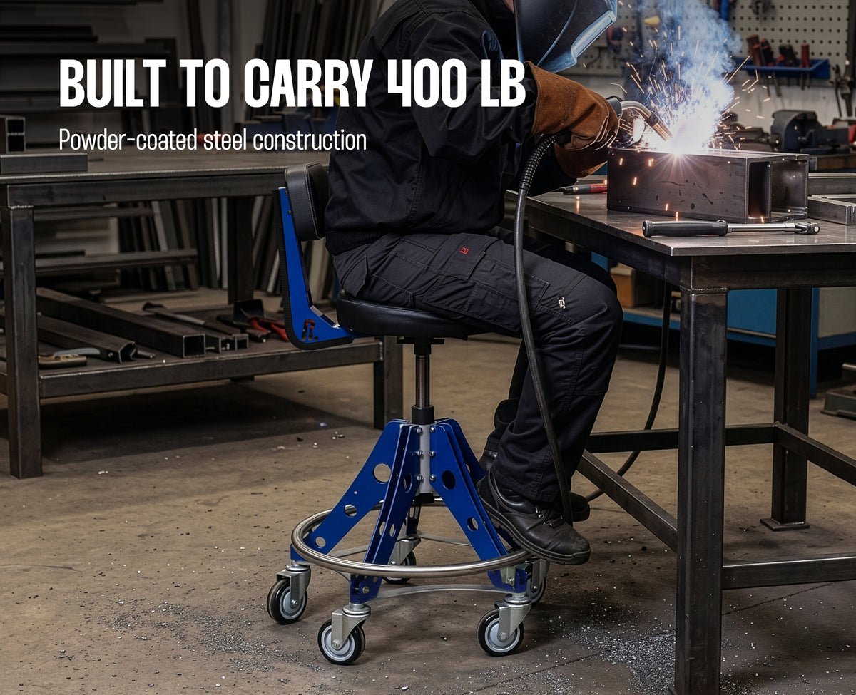 RYFA HI GT ROLLING SHOP STOOL