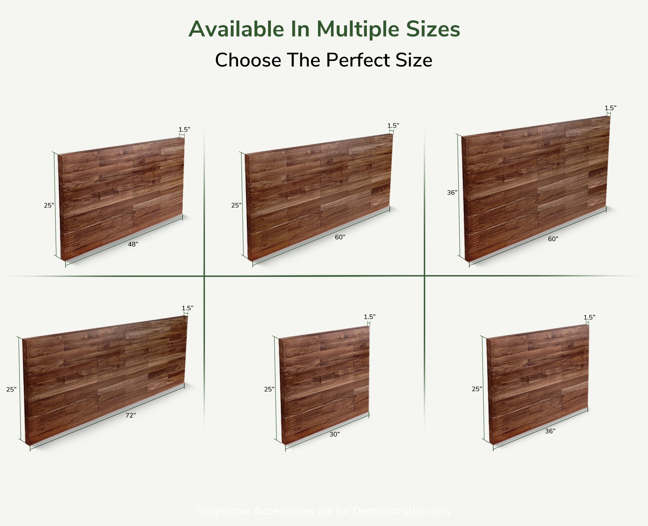 Handcrafted Butcher Block Countertop – Solid Hard Teakwood