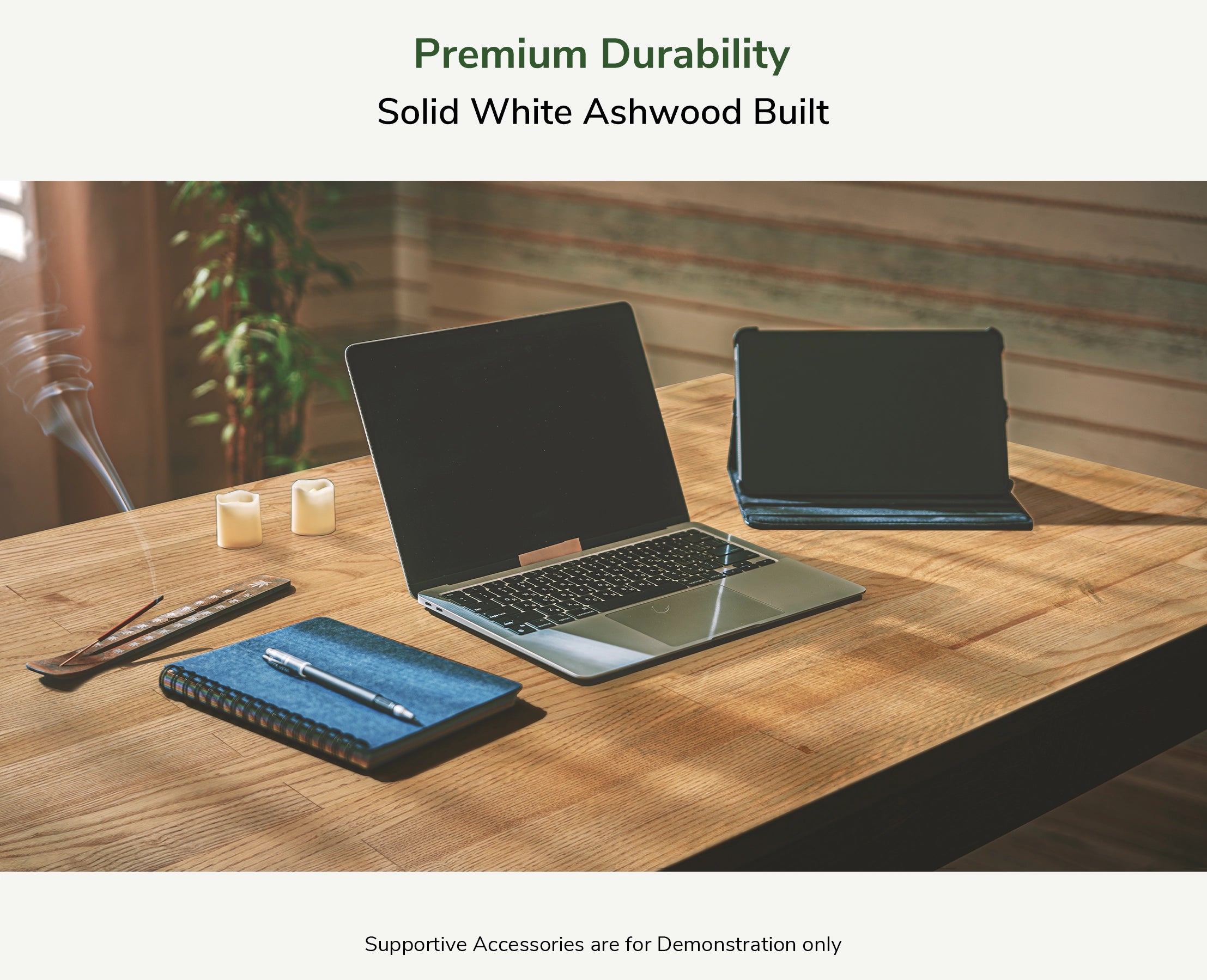 Handcrafted Butcher Block Countertop – Solid Hard White Ash Wood